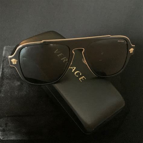 versace ve2181 gold|versace medusa charm 2199 sunglasses.